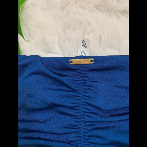 NEW A Che'‎ Balia Brief Bikini Bottom in Ink Blue [SZ Small ] - Picture 8 of 8